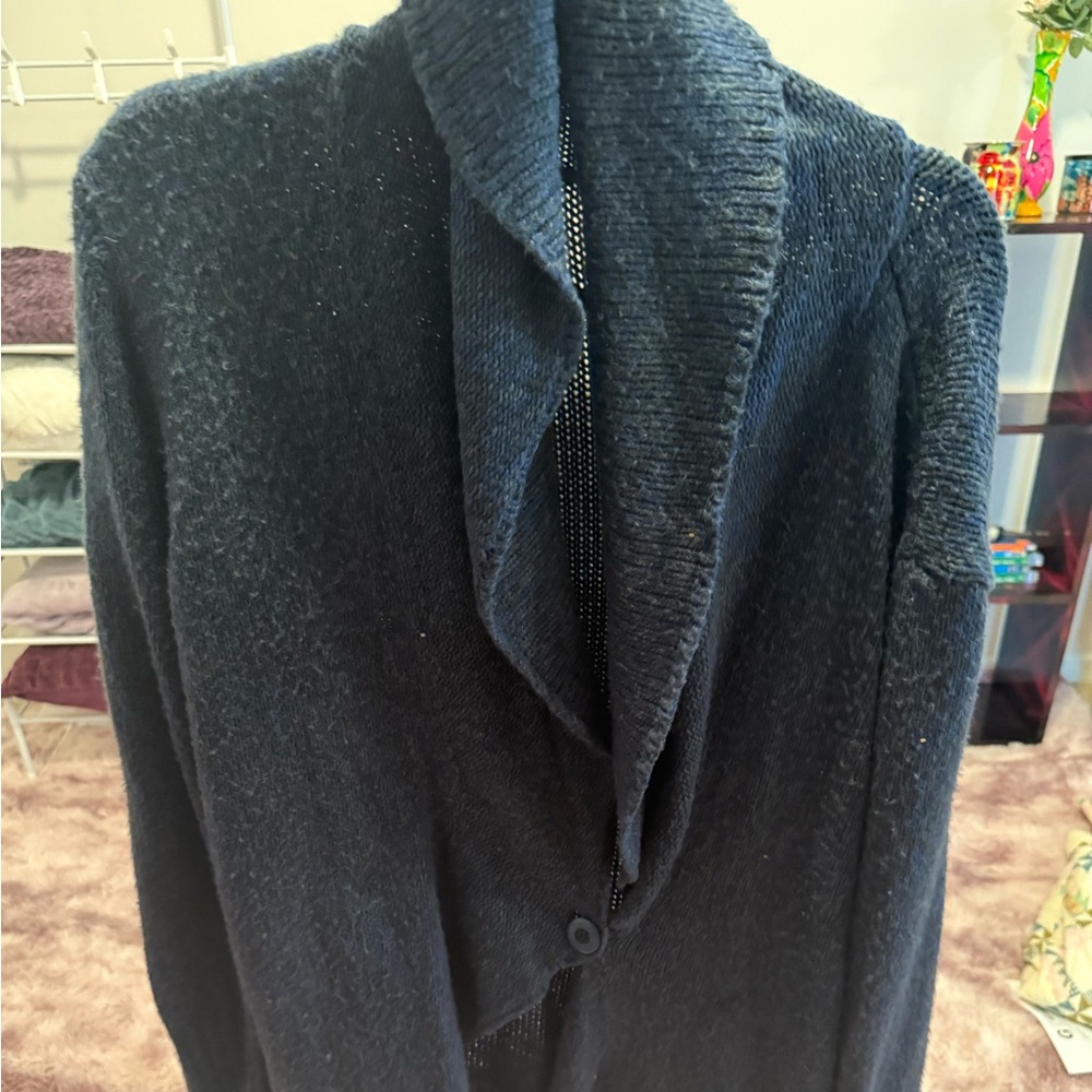 Hinge Blue and Pink Knit Sweater